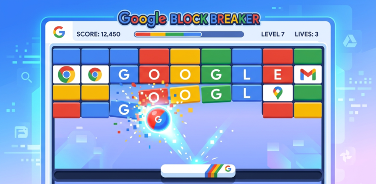 Google Block Breaker