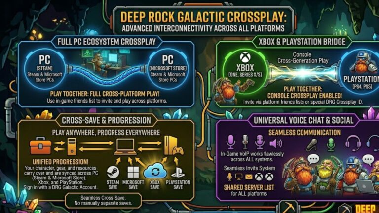 Deep Rock Galactic Crossplay